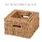 Honey Can Do Square Wicker Natural Nesting Baskets